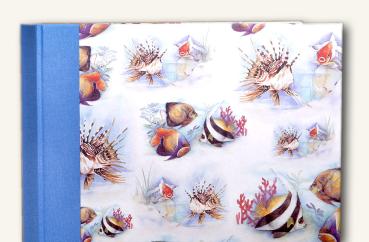Photo album for gluing "Fish", colorful album